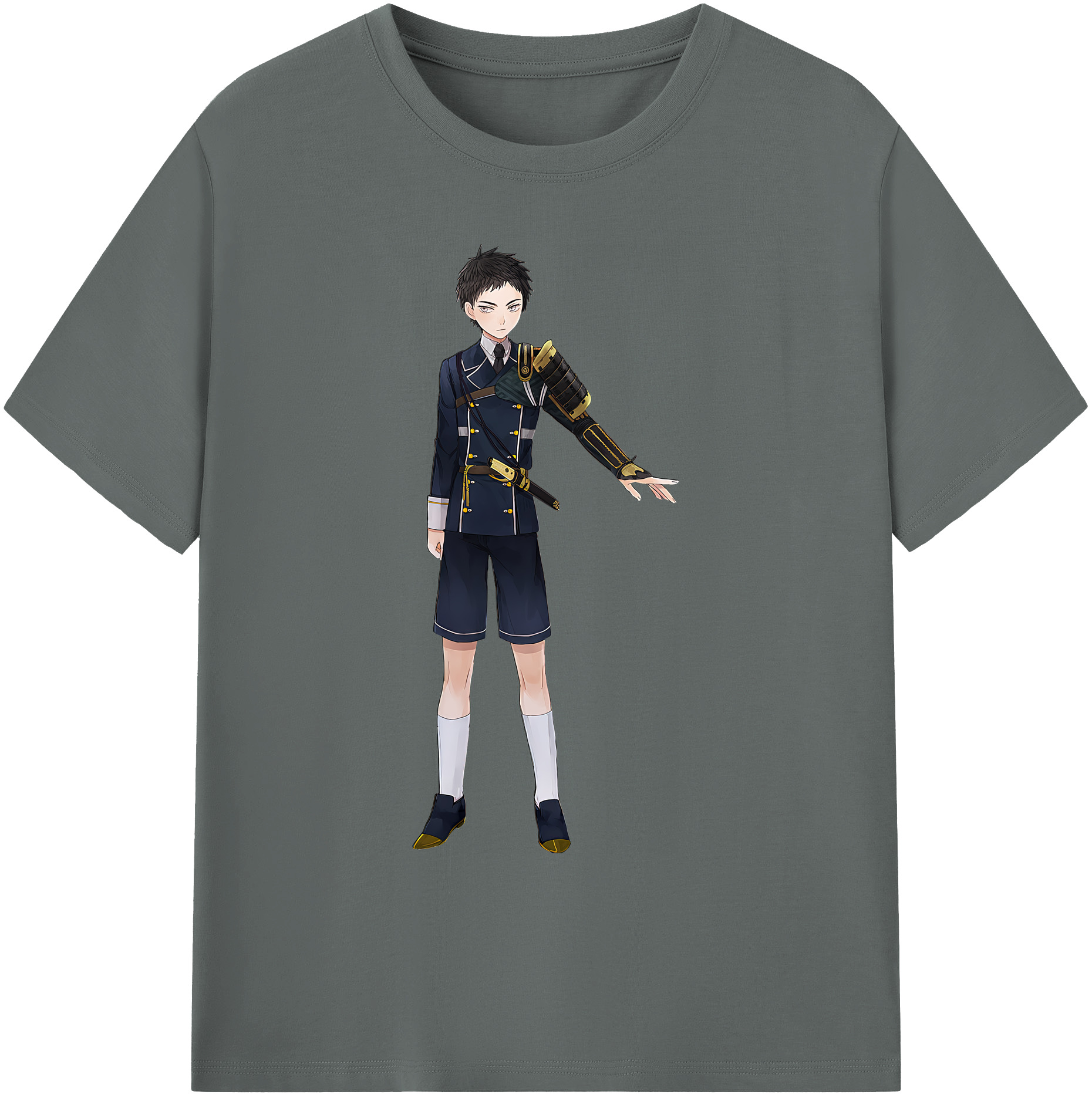 （画像用） 刀剣乱舞 Touken Ranbu 綿100％ メンズ半袖Tシャツ｜肌触りやわらか＆通気性